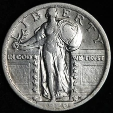 1920 Standing Liberty Silver Quarter XF/AU E180 RSNF