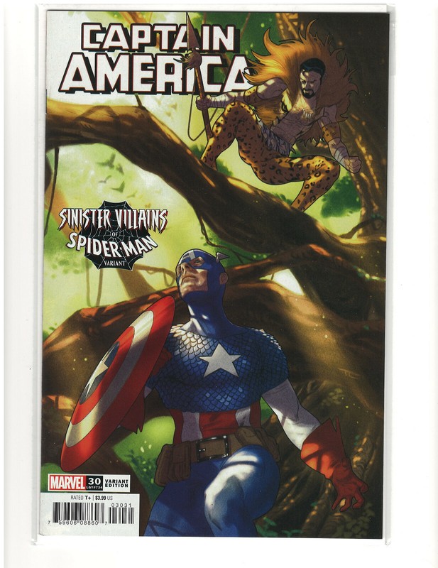 Captain America (Volume 9) #30 Ta-nehisi Coates Spiderman villains variant 9.6