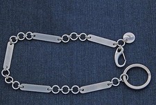 Biker Wallet Chain Medal Rings and 5 Plates