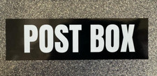 POST BOX strong stickers waterproof, never fade in sun light 15cmx4.5cm