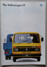 Volkswagen LT Vans Brochure 1986 - Panel Van  Chassis Cab  Buses