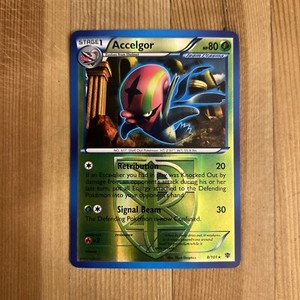 1x - Accelgor - 8/101 - Rare - Reverse Holo NM/LP English Pokemon Plasma Blast