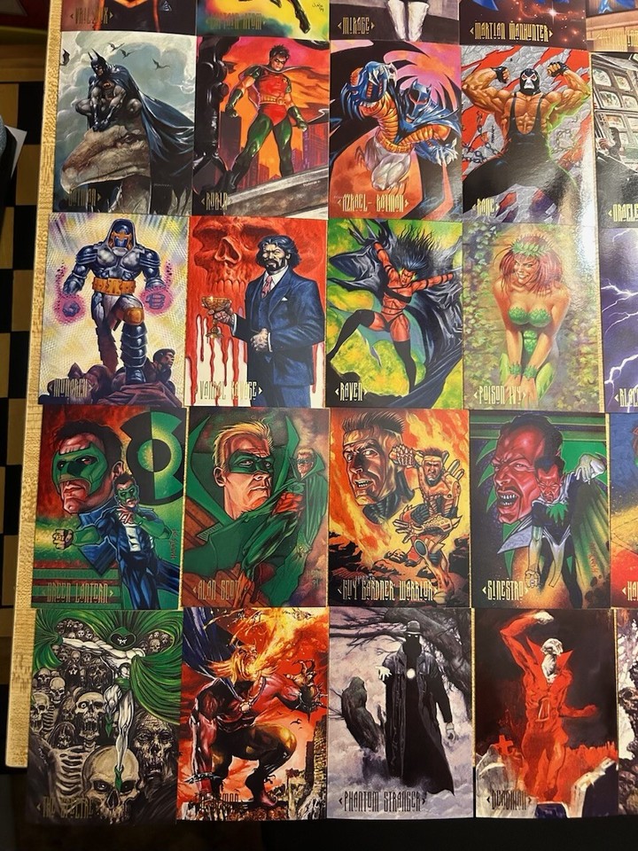 DC Comics Master Series 1994 Skybox Complete Base Card Set 90 DC | eBay