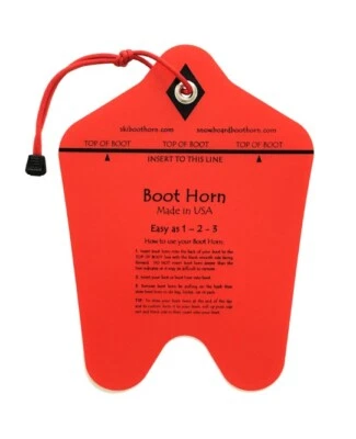 Ski Boot Horn - Helps Put on Ski Boots Easier!