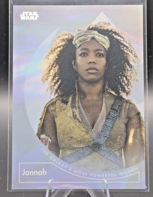 Disney 2022 Topps Star Wars The Galaxy's Most Powerful Women #7 Jannah