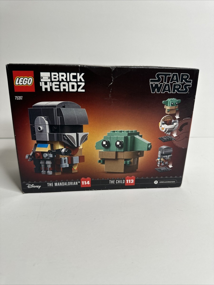 LEGO 75317 BrickHeadz Star Wars The Mandalorian & The Child Grogu
