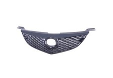 Black Front Grille Assembly Replacement For 04-06 Mazda 3 Mazda3 4 Door Sedan