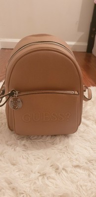 GUESS Factory Womens Diem Logo-Print Fashion Travel Shoulder Large Backpack