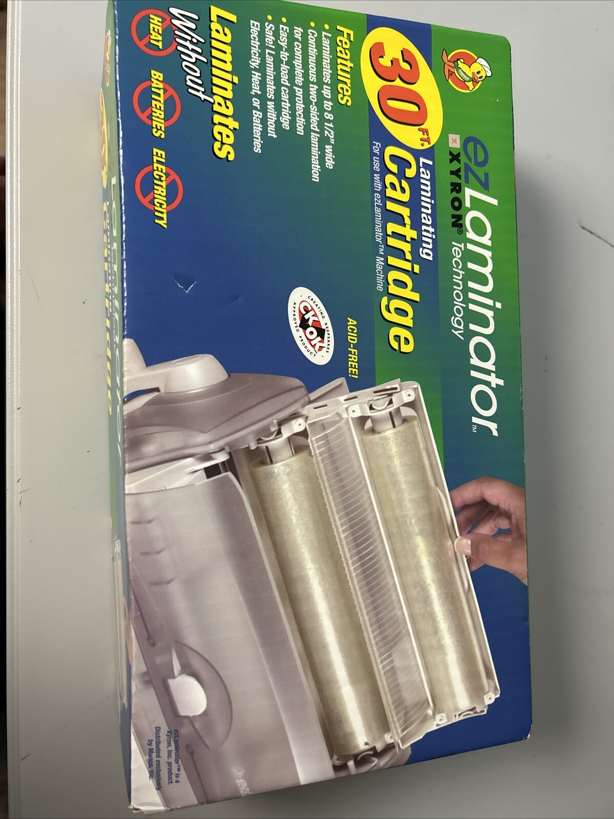 Duck Manco EZ Laminator w/ Xyron Technology 30Ft Laminating Cartridge Refill-image