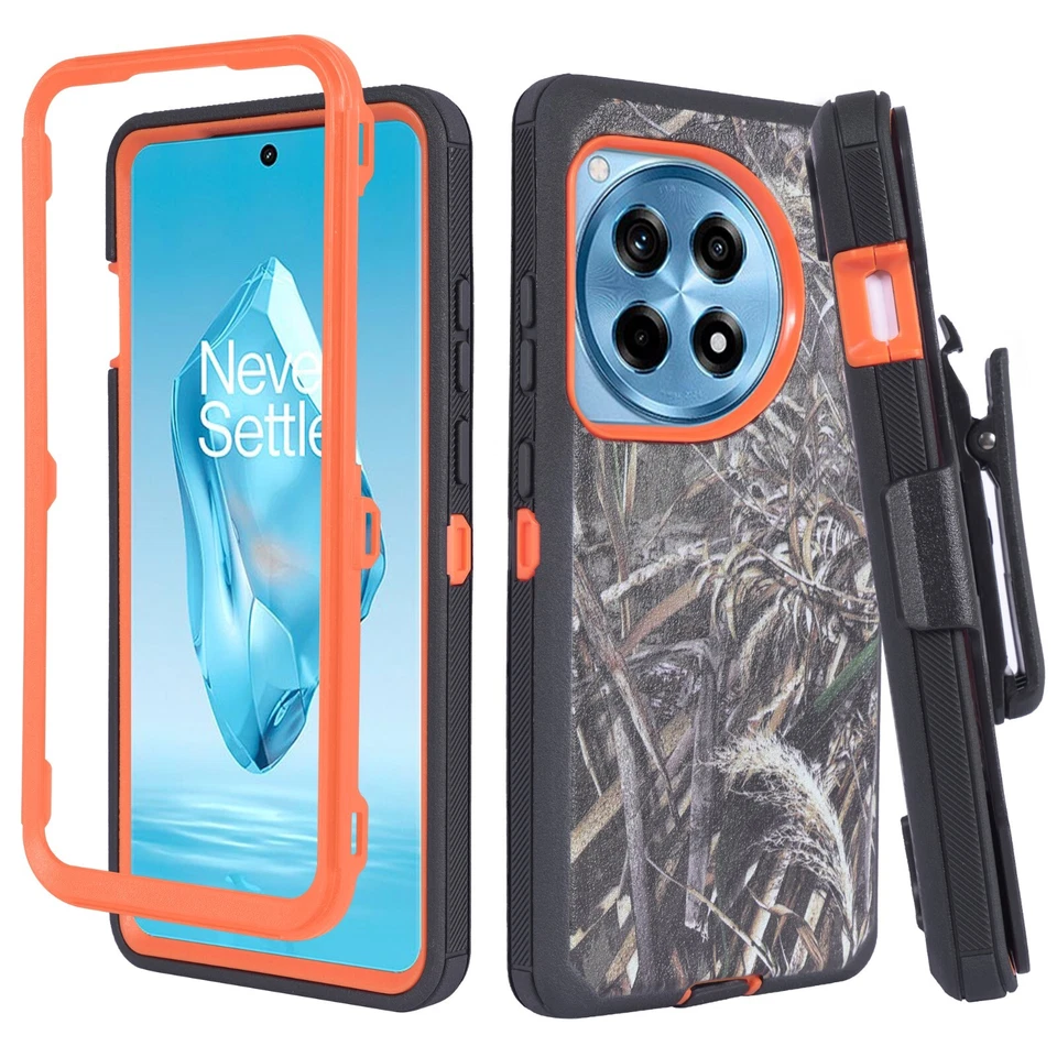 For Oneplus 12/12R Case Cover Shockproof Series Fits Defender Belt Clip Holster - Image 2 of 4