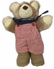 Vintage 1986 Dudley Furksin 6 1/2  Teddy Wendys Toy Furskins Xavier Roberts