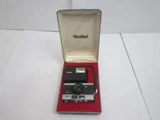 Vintage Rollei 35 Camera, E15B Flash with The Original Case