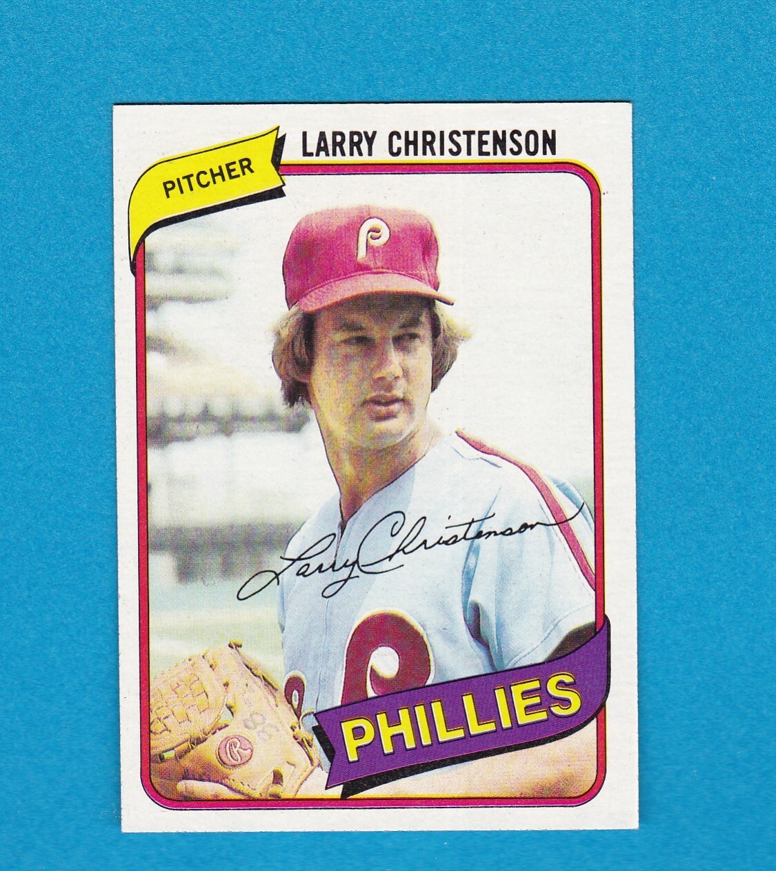 1980 TOPPS BASEBALL SET BREAK 161 LARRY CHRISTENSON PHILS NM/MT+