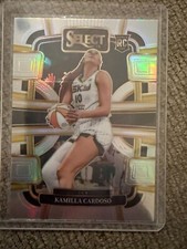 2024 Panini Select WNBA #33 Kamilla Cardoso Concourse Silver Prizm Rookie Sky RC