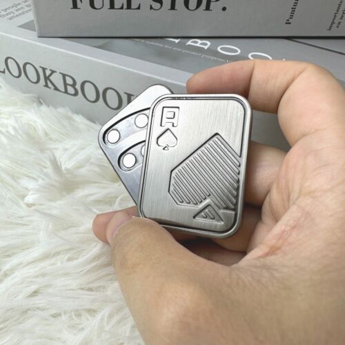 Push Card Fidget Slider EDC Fidget Slider Magnetico Metallo ADHD Anti Stress Giocattoli - Foto 21 di 39