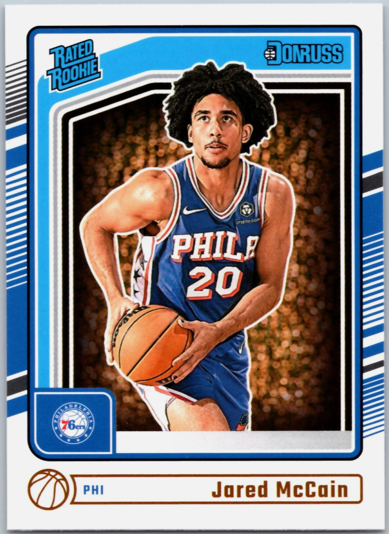 Jared McCain 2024-25 Donruss #228  RC Rated Rookie - Philadelphia 76ers