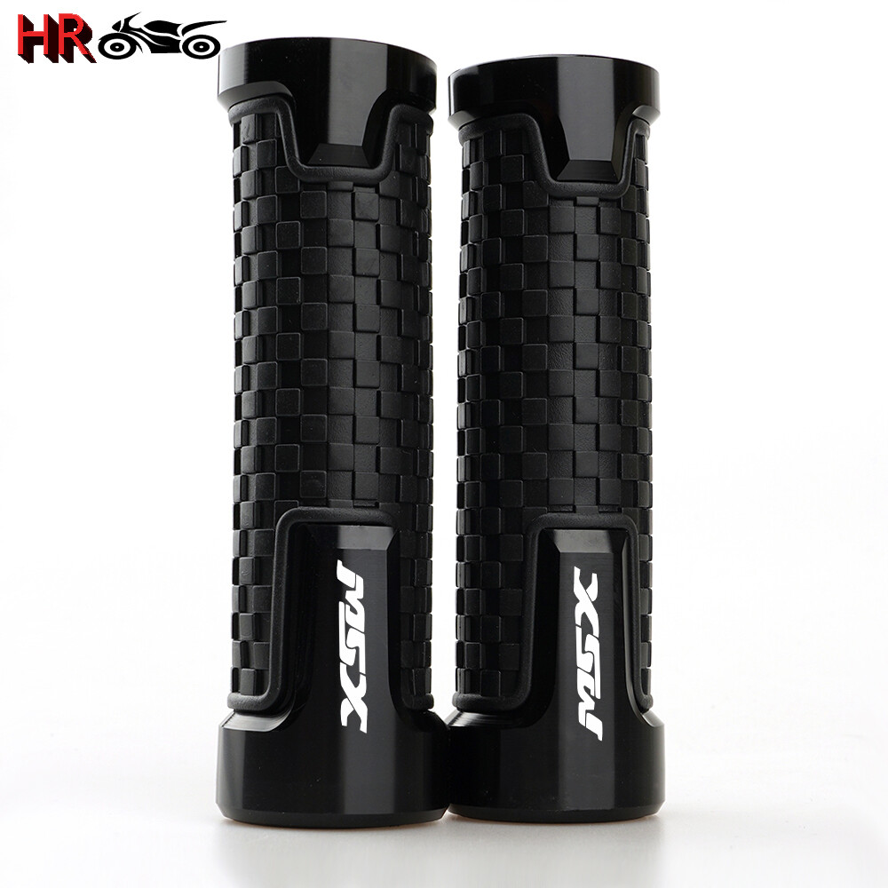 CNC Aluminum & Rubber Gel Hand Grips For Honda Grom MSX125 (2014-2024) - 7/8" Handlebar