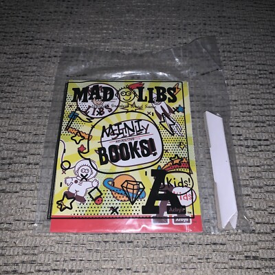 Arby's kids meal toy Mad Libs Mini Book Silly Sci-Fi 2022 NIP
