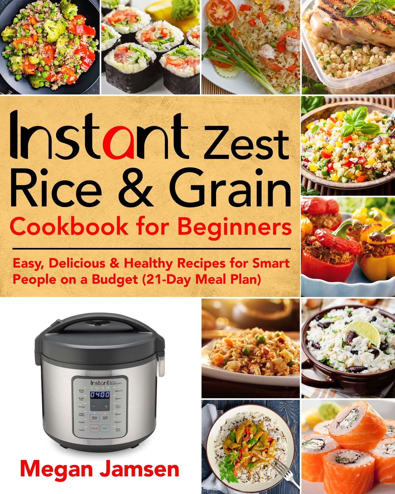 Thumbnail - Megan Jamsen Instant Zest Rice & Grain Cookbook (gebundene Ausgabe)