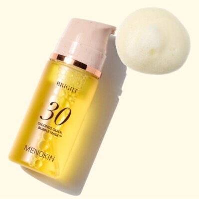 MENOKIN 30 Seconds Quick Bubble Mask #BRIGHT 95ml