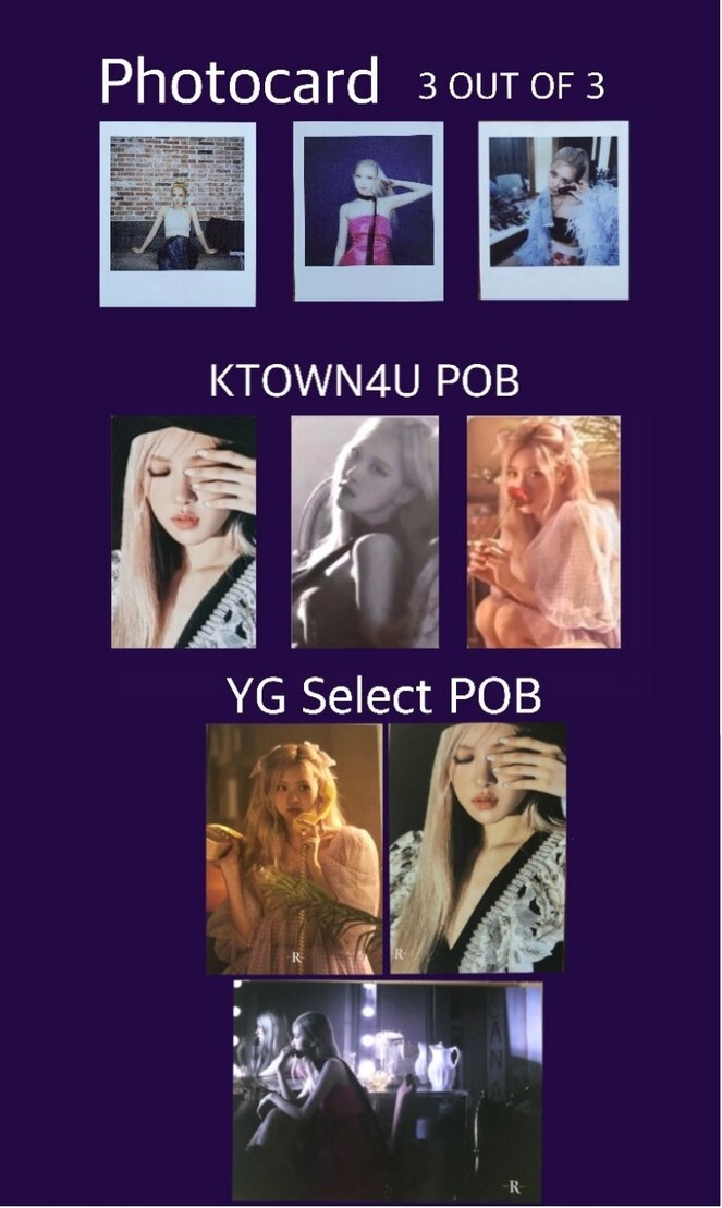 BLACKPINK ROSÉ -R- SPECIAL PHOTOBOOK POB PRE-ORDER OFFICIAL