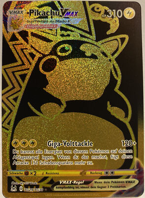 Pokemon Pikachu VMAX Gold | Deutsch TG29/TG30 Verlorener Ursprung | Near Mint