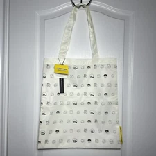 BTS Kakao Friends Concept Musuem Seoul Shoulder EcoBag Black White 27x15" New