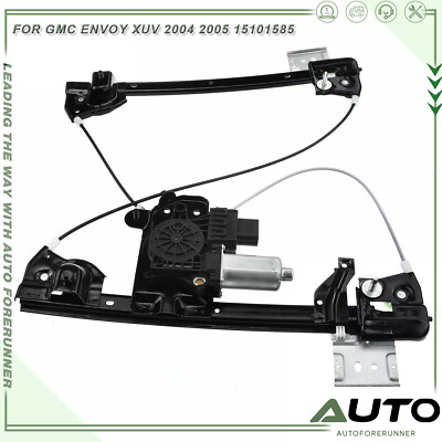 Midgate Power Window Regulator 15101585 w/ Motor for GMC Envoy XUV 2004-2005