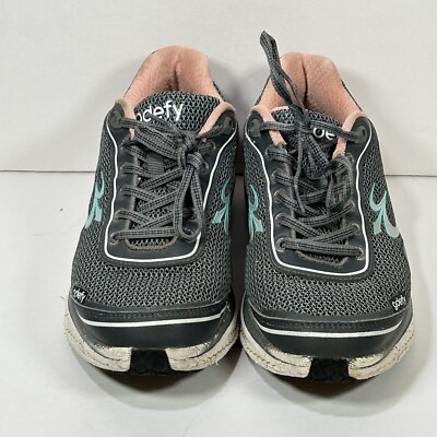 Gravity Defyer Gdefy Mighty Shoes Womens 8 Walking Sneaker TB9024FGP-M Gray Pink