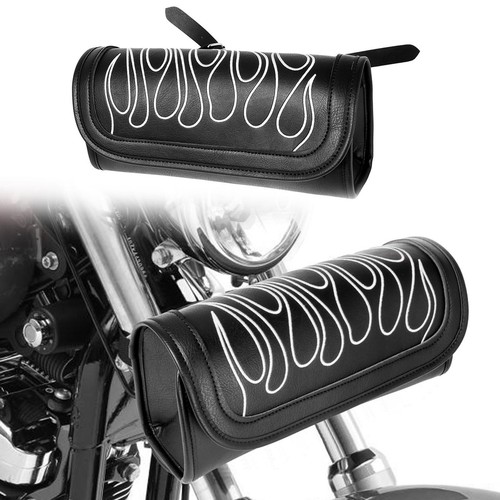 PU Leather Motorcycle Tool Bag ,Universal Saddlebags for Scooters