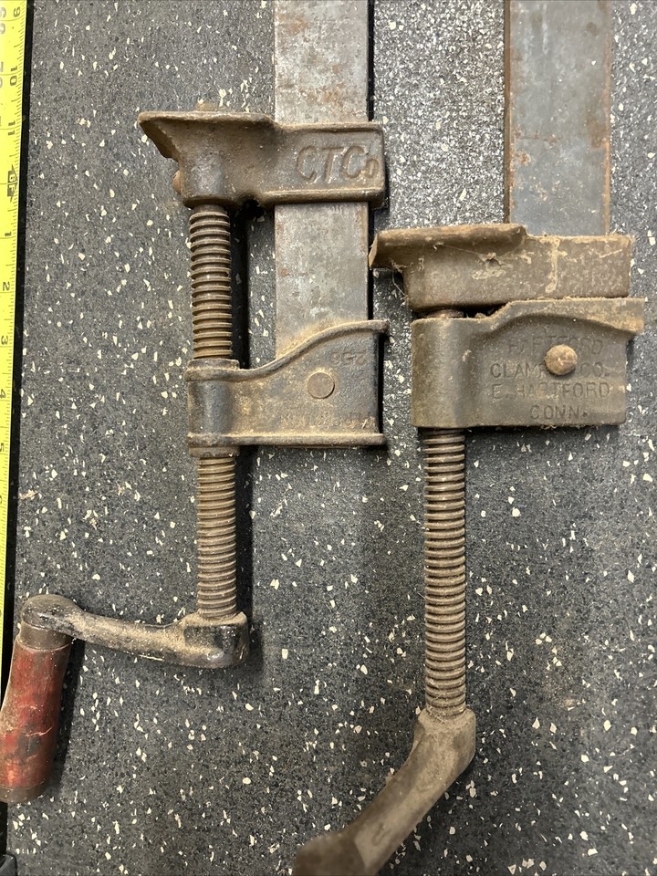 (2)72” Bar Clamps Cincinnati Tool Co. HARGRAVE & Hartford Clamp Co. eBay