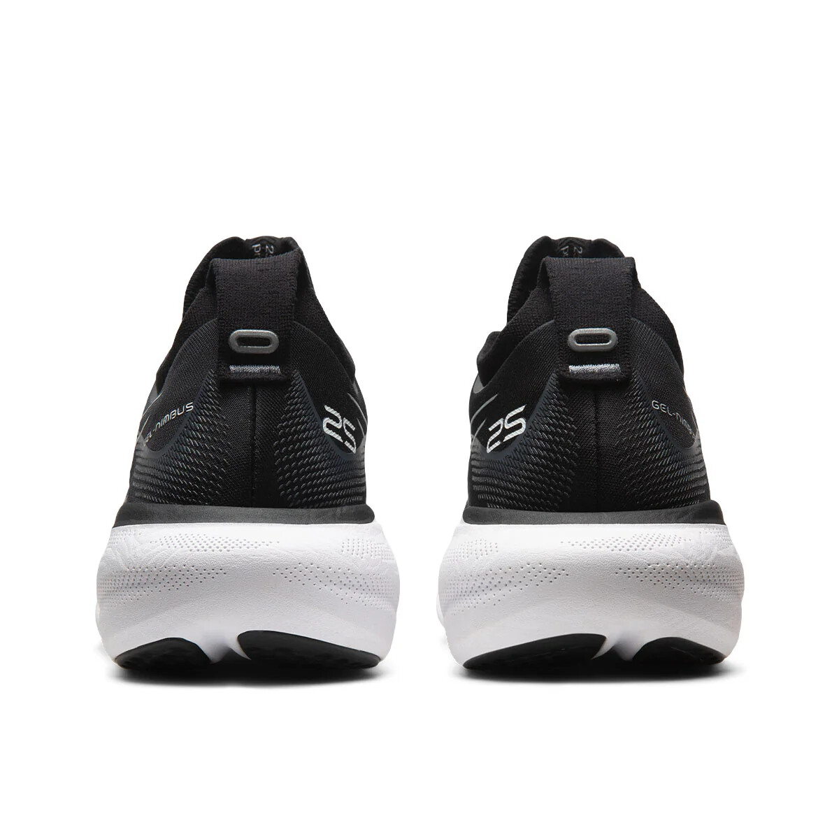 ASICS Gel-Nimbus 25 Shoes Mens 10 White Black Road Running Athletic Gym Sneakers ASICS GEL-NIMBUS 10.1 Shoes - White/Black – Drift House main image 3