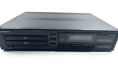 Pioneer PD T303 CD Spieler Schwarz Vintage