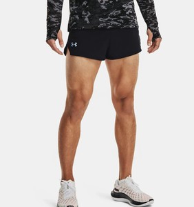 under armour black running shorts