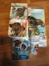 Moana 5pc Lot 2016 Birthday Multi-color Party Supplies NOS