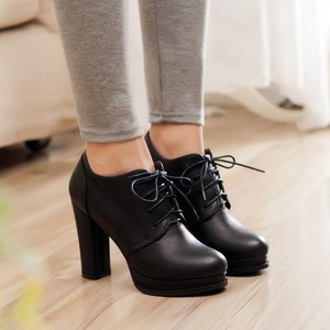 chunky heel dress shoes