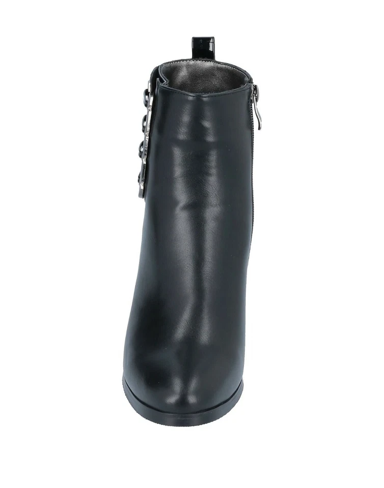 Scarpe da donna scarpa stivaletto tacco largo Laura Biagiotti nero nuovo argento Foto 2 de 2