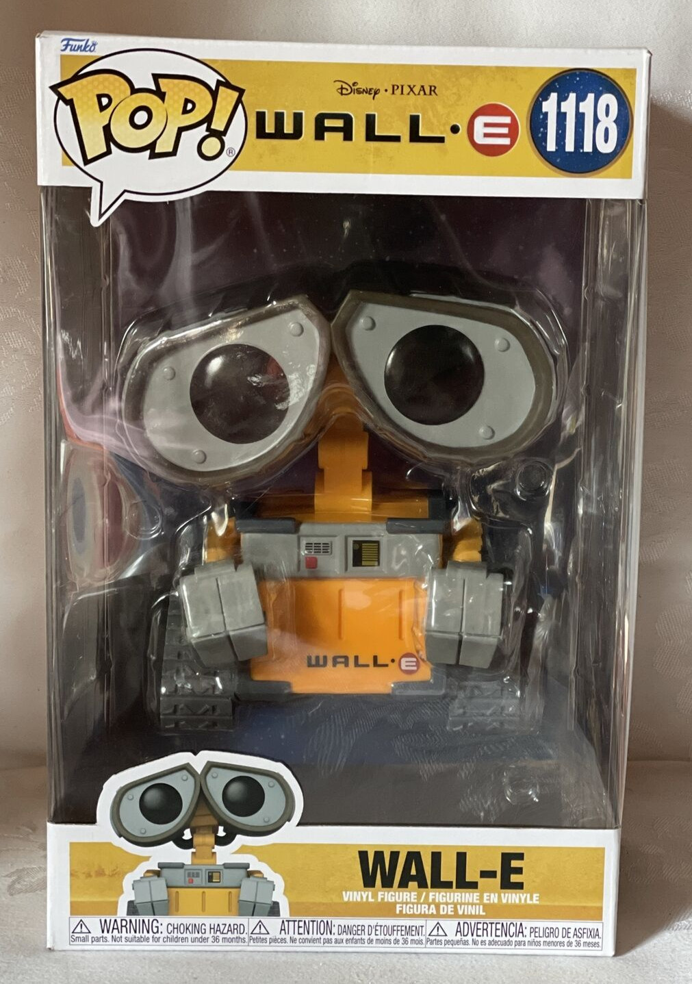 Sale New Funko Pop! Jumbo 10 Inch Disney Pixar Wall-E Figure #1118