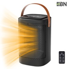  Space Heater with Remote, 1500W Portable Electric Space Heater W/ Thermostat