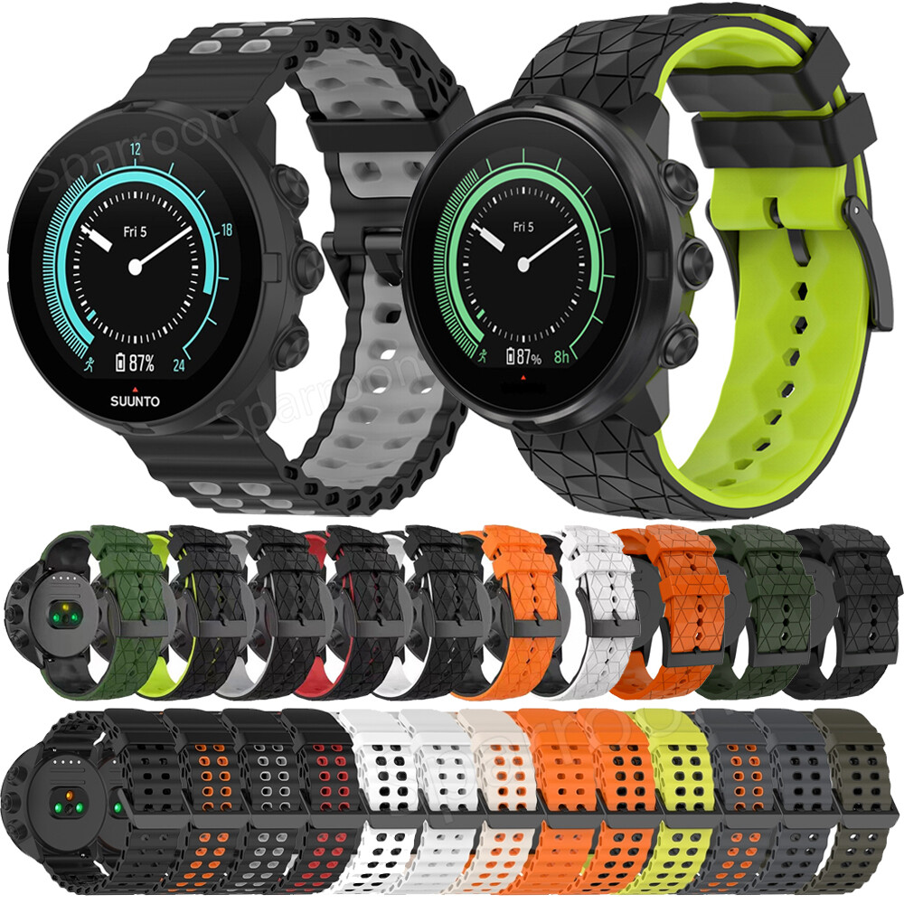 24mm Suunto Spartan Sport Wrist Band 24mm Silicone Band Strap For