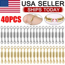 40Pcs Necklace Clasp Magnetic Jewelry Locking Clasps and Closures bracelet US 