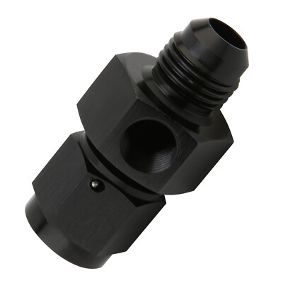 #ad 6AN Male to 6AN Female 1 8 NPT Gauge Port Fuel Pressure Take Off Fitting Adaper $10.33
