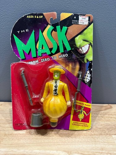 Kenner 1995 The Mask From Zero to Hero Tornado Mask Super Spinning Top Figure NE