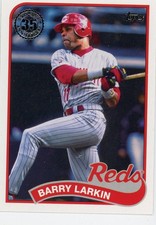 2024 Topps Series 1 - 1989 Topps Baseball Barry Larkin #89B-51 Reds