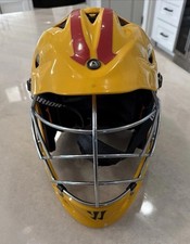 Warrior Lacrosse Goalie Helmet – Yellow/Red – Adult Men’s Large Fit – Great Cond
