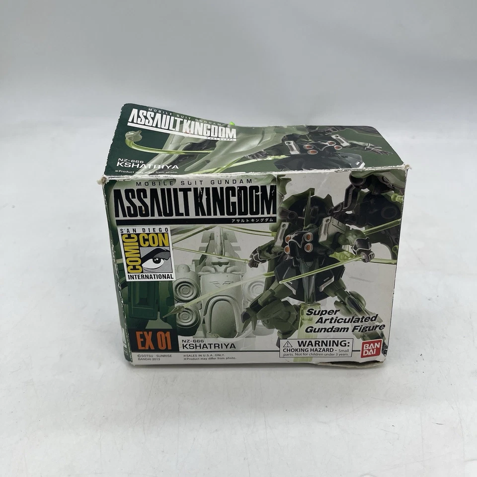 RARO Bandai EX01 KSHATRIYA NZ-666 SDCC 2013 Exclusivo Gundam Assault Kingdom Foto 2 de 4