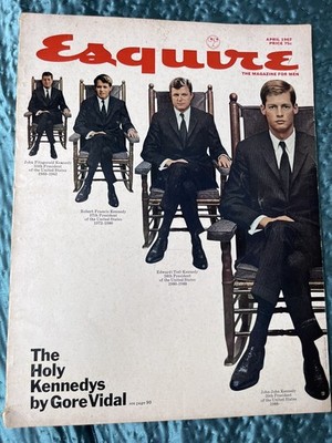 Vintage US Esquire Magazine  April 1967 The Kennedys Gore Vidal Philip Roth