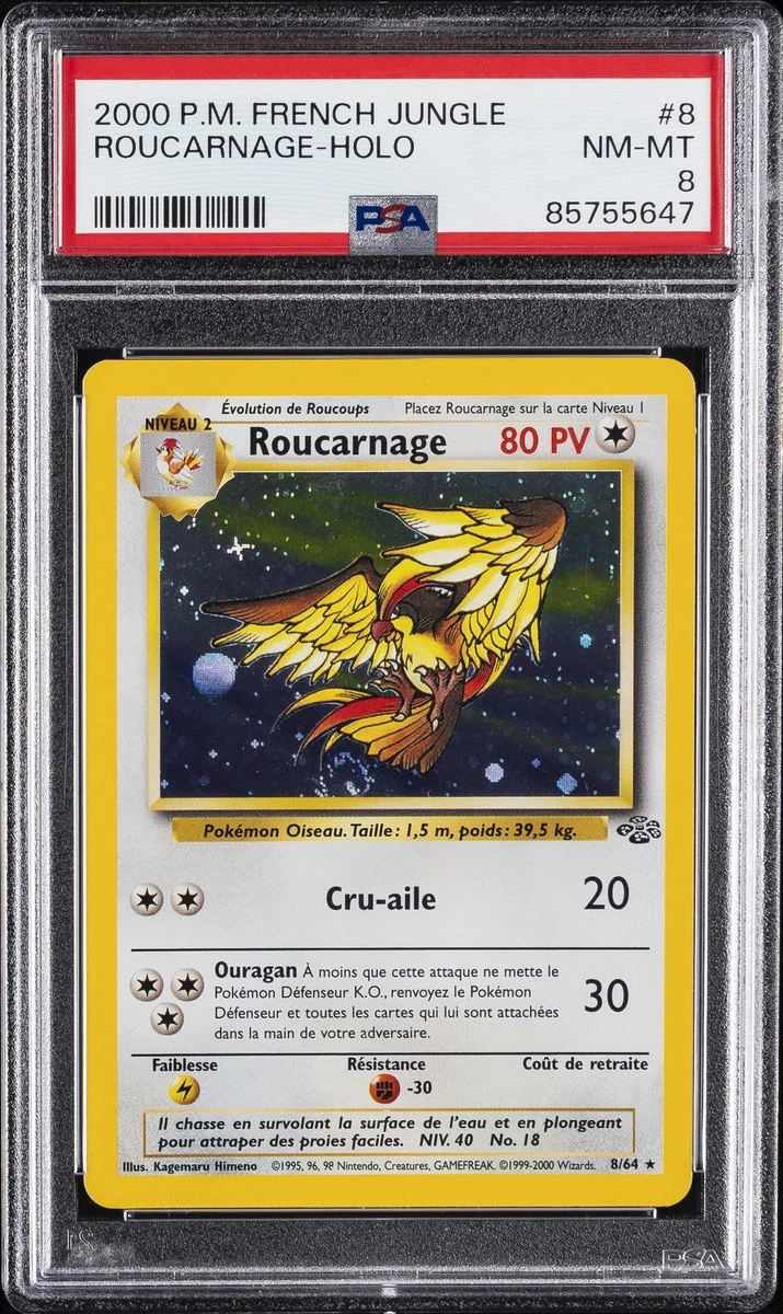 Pokémon TCG Professional Sports Authenticator (PSA) Jungle Grade 8