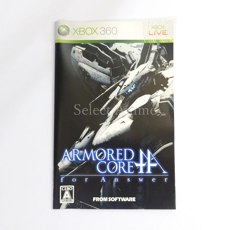 Armored Core for Answer Platinum Collection Microsoft Xbox 360 NTSC-J CIB - Image 3 of 4