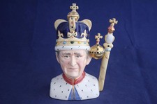 BAIRSTOW MANOR KING CHARLES III CORONATION LTD ED 500 CHARACTER JUG - BRAND NEW